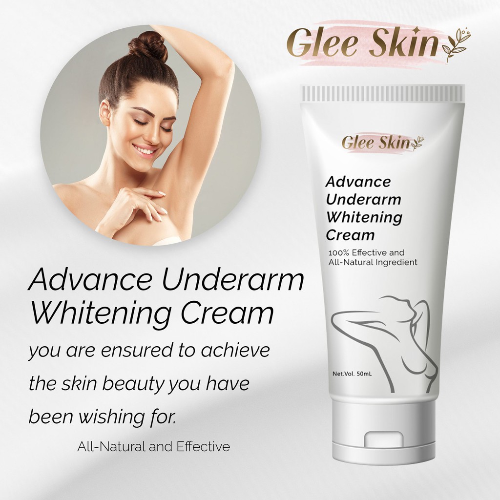 Glee Skin Advance Underarm Whitening Cream Instant Result. 100