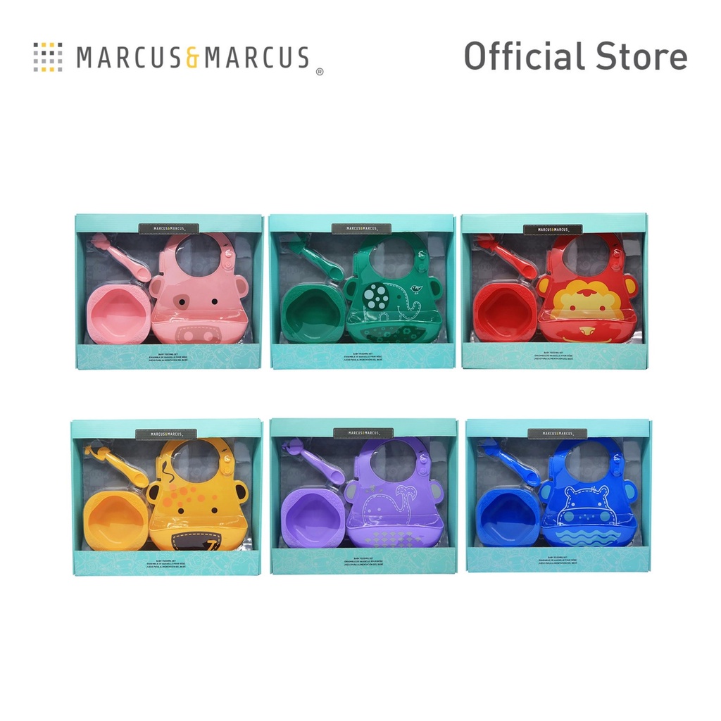 Marcus & Marcus - Complete Feeding Essentials 4pcs Set W/ Gift Box