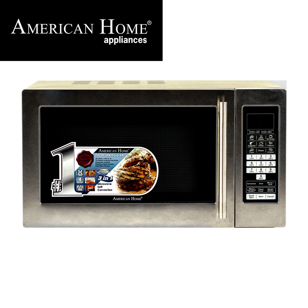 3-in1 Microwave Oven (30L) –