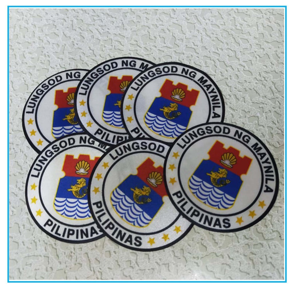 Customized Sublimation Patches COMPANY SCHOOL UNIFORM