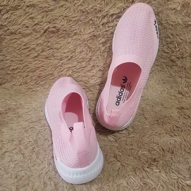 Adidas slip on store pink