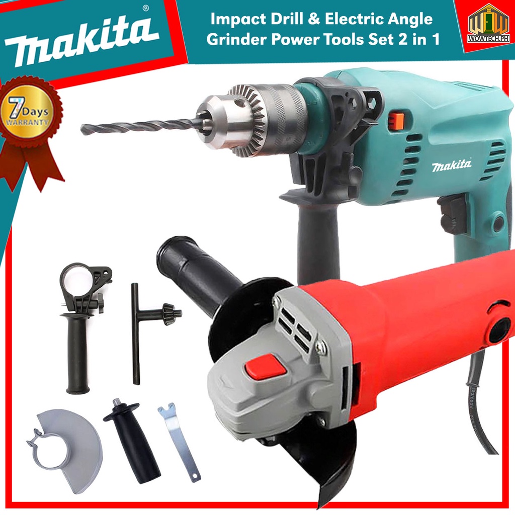 Makita Barena Drill Set Barena And Grinder Set Makita Power Tools