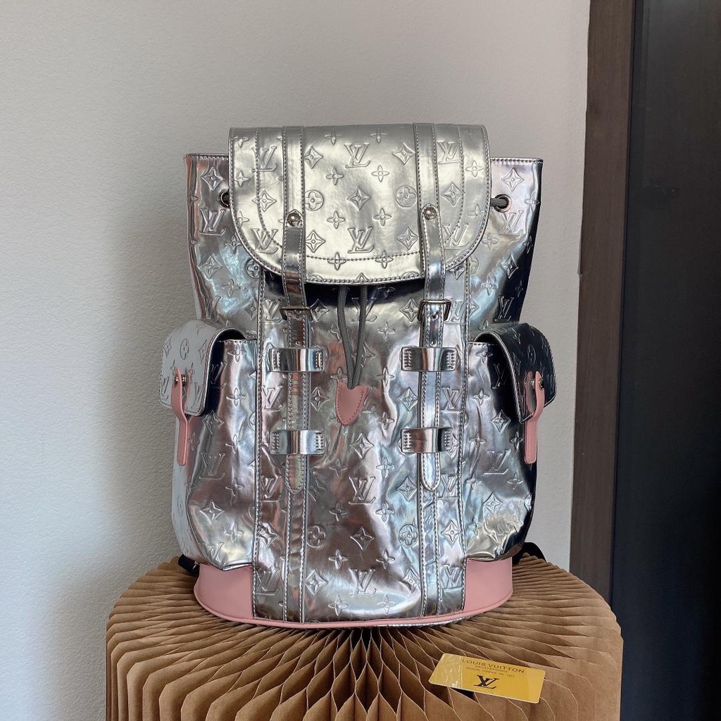 Louis vuitton best sale silver backpack