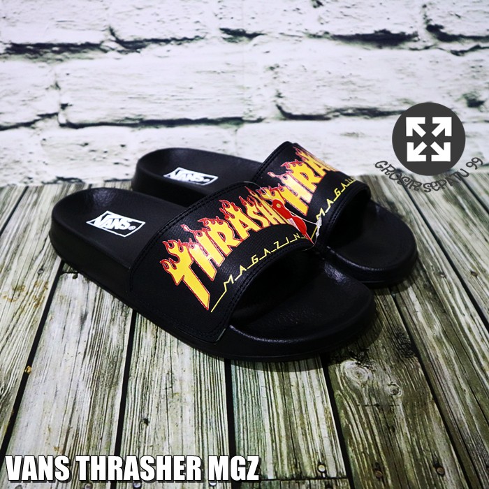 Thrasher vans slides sale