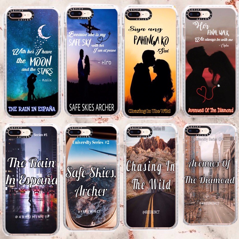 University series top phone case