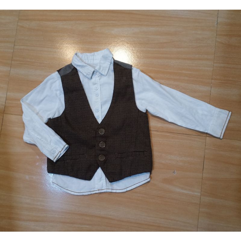 Vest hot sale with polo