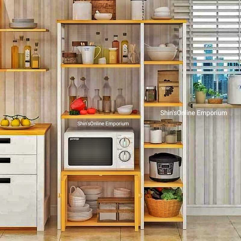 Wooden deals kitchen rack