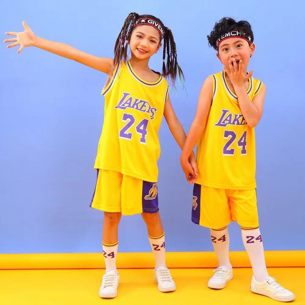 #24 Kobe Bryant Kids Basketball Sport Suit Boys Clothes Set Chidren  Basketball Jersey + Short Pant Set - AliExpress