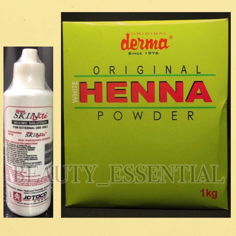 Derma White henna Powder Soap Chips Skin bleaching Shopee