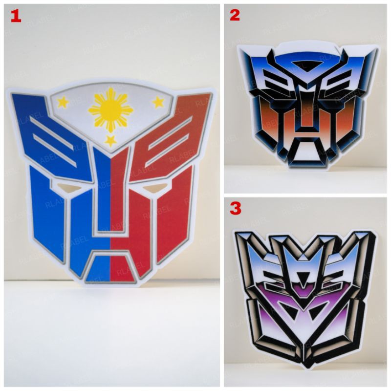 Transformer sticker shop for bike