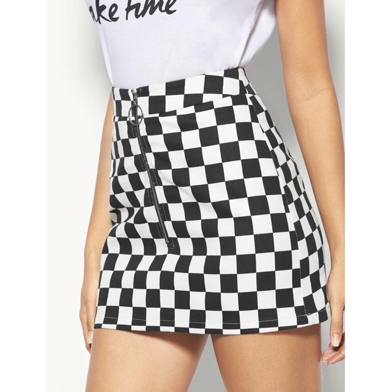 Checkered o outlet ring skirt