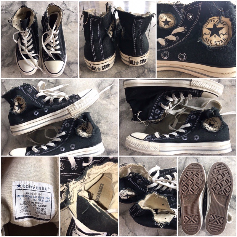 Cutting high deals top converse