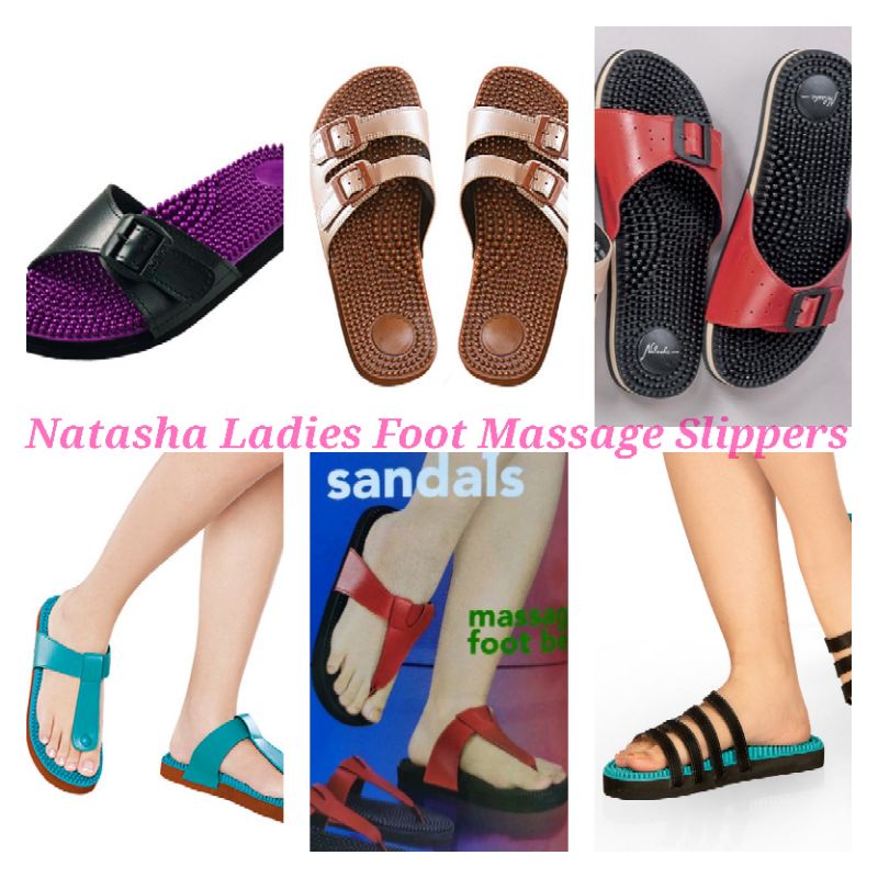 Ladies on sale massage slippers