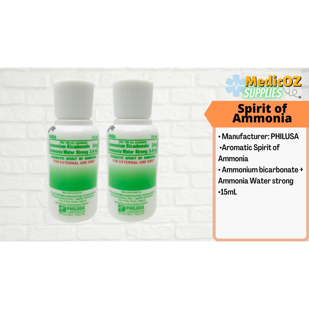 Ammonia Spirit – Philippine Medical Supplies