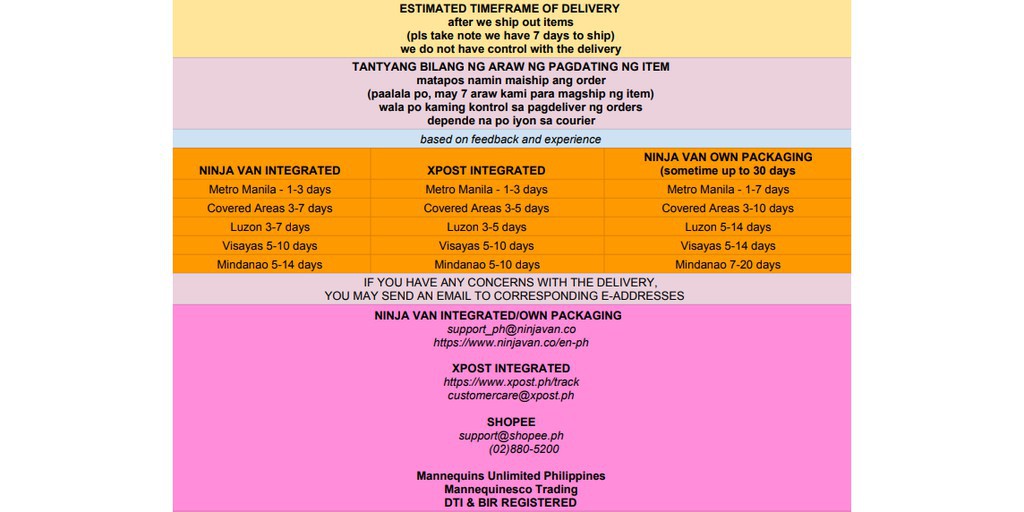 MU Mannequins Unlimited, Online Shop Shopee Philippines