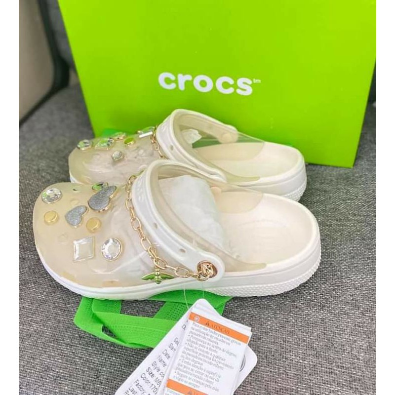 Crocs cheap with diamonds