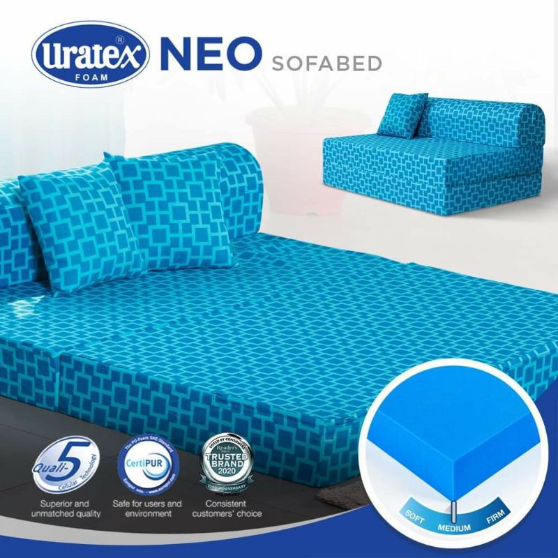 Sofa bed on sale uratex single