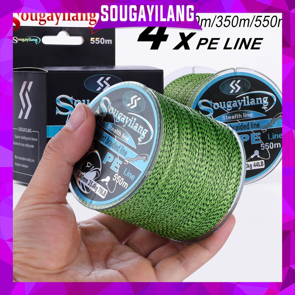 Cheap SOUGAYILANG 500M Nylon Fishing Line Strong Green Nylon Fishing Line  Accessories 23LB FIshing Fishing Rope