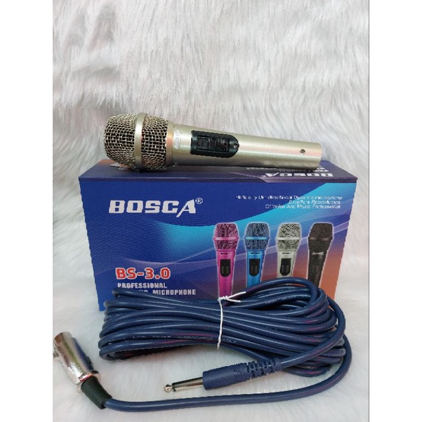 BOSCA MICROPHONE BS 3.0 10 meters wire Shopee Philippines