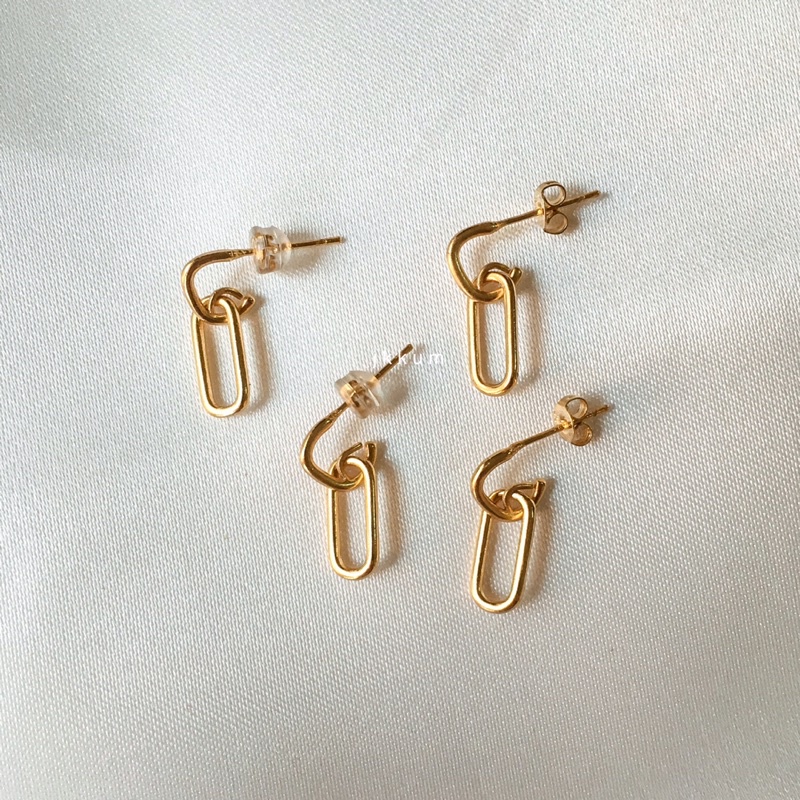 Paper on sale pin earrings