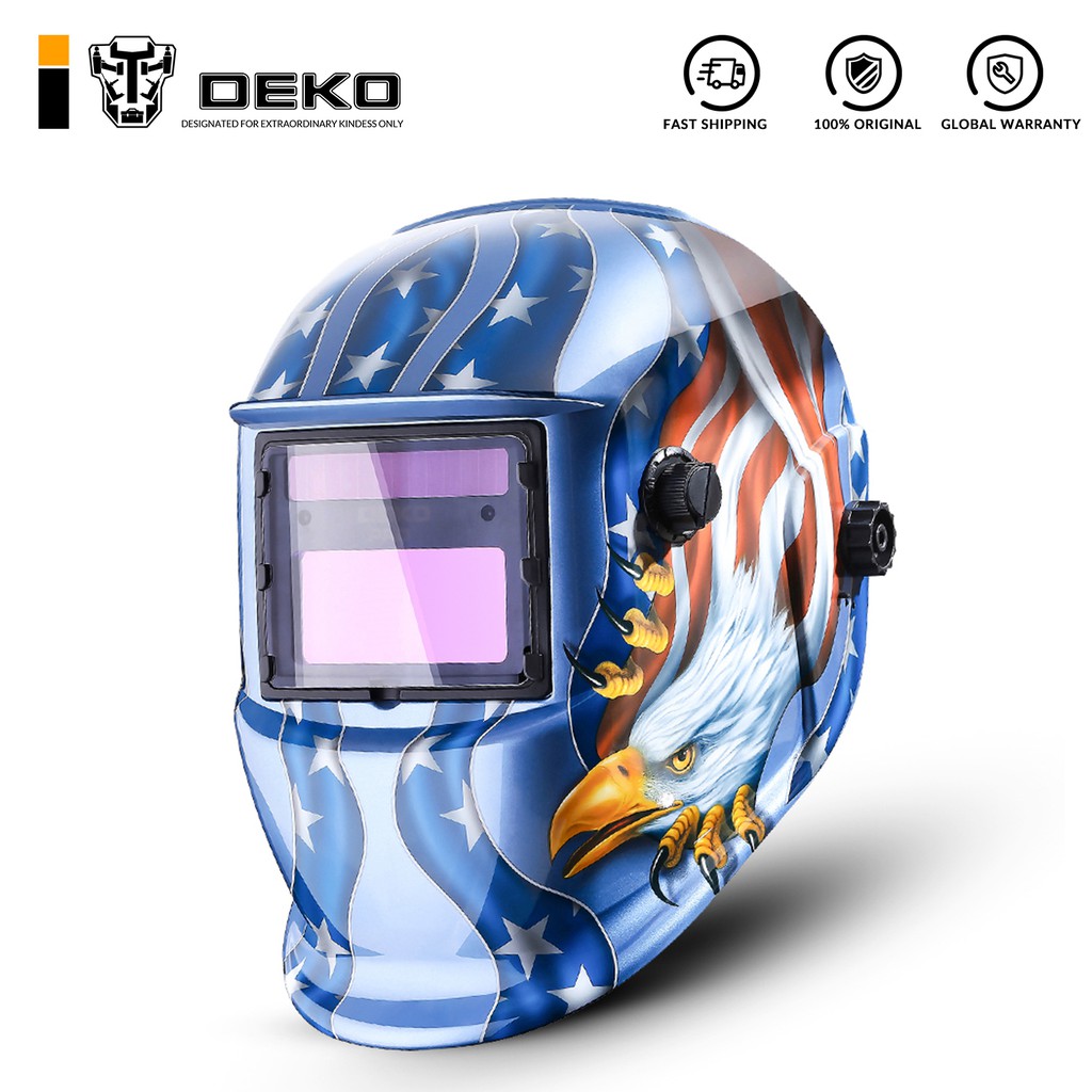 Deko Mz225 Eagle Solar Auto Darkening Mig Mma Electric Welding Mask