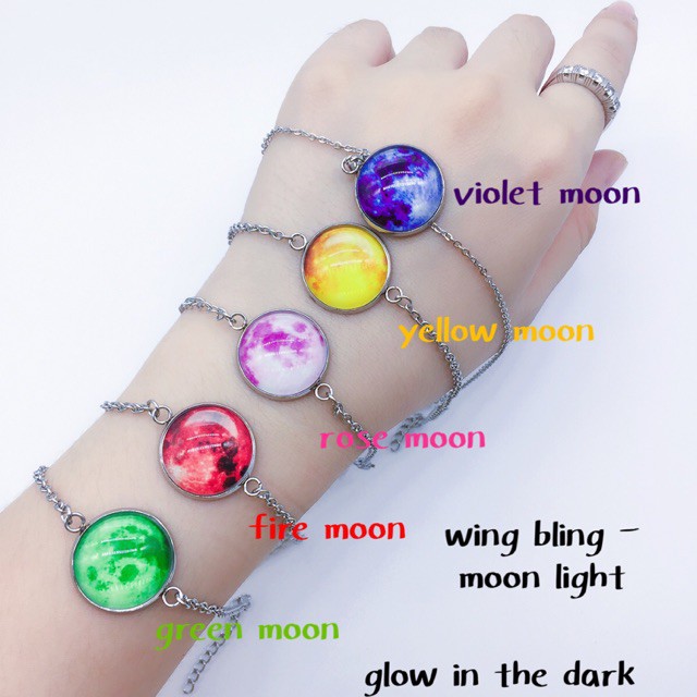 Glowing moon clearance bracelet