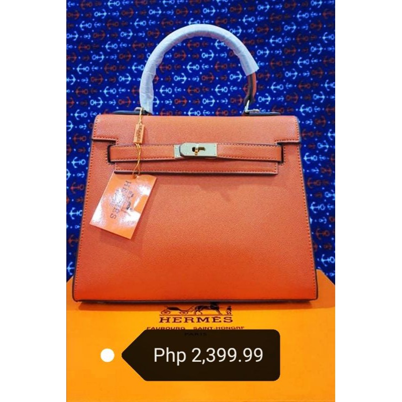 HERMES KELLY ORANGE BAG Shopee Philippines