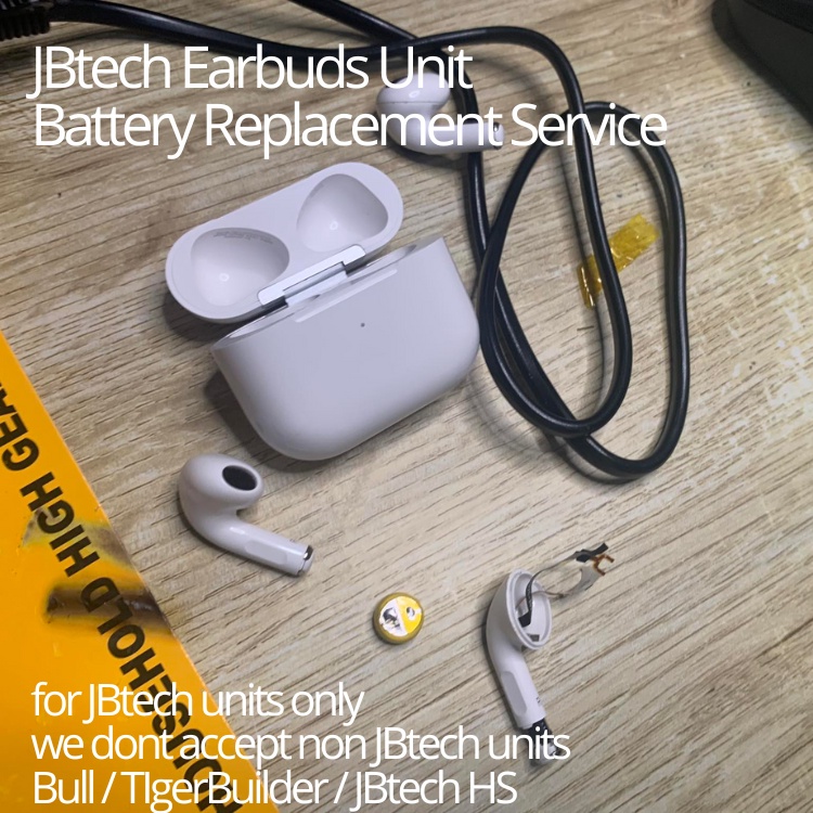 Earphone battery online replacement