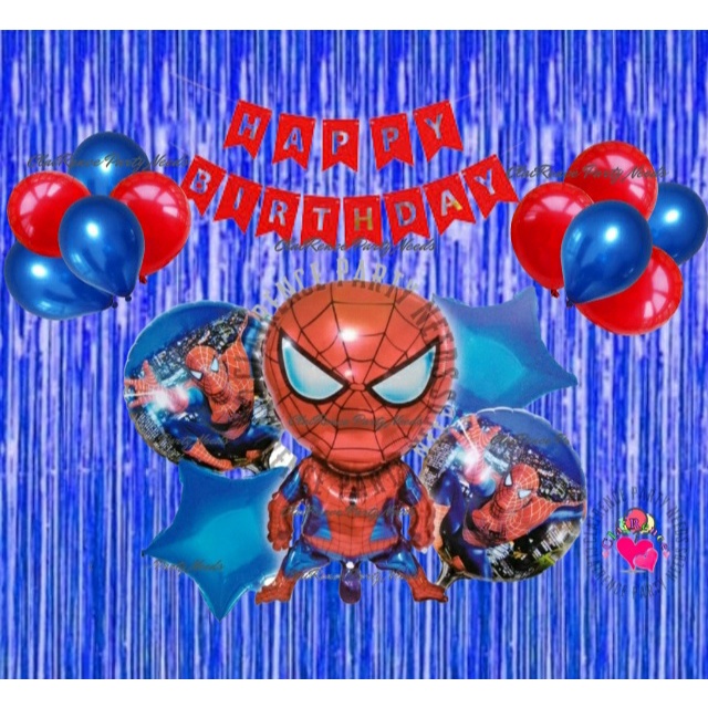 Spiderman Theme Birthday Package for Party Designs and Decorations