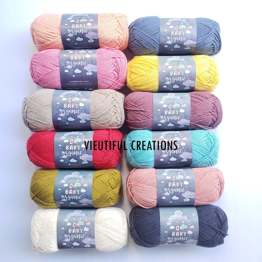 100% Organic Cotton Yarn from Lion Brand! - A Star is Born: Oh Baby 