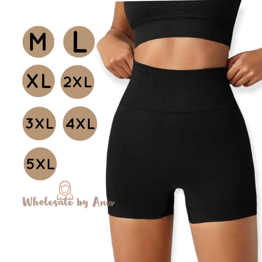 Women's adult Plus size High-waist Plain Leggings with pocket- M/L/XL/2XL/3XL/4XL/5XL
