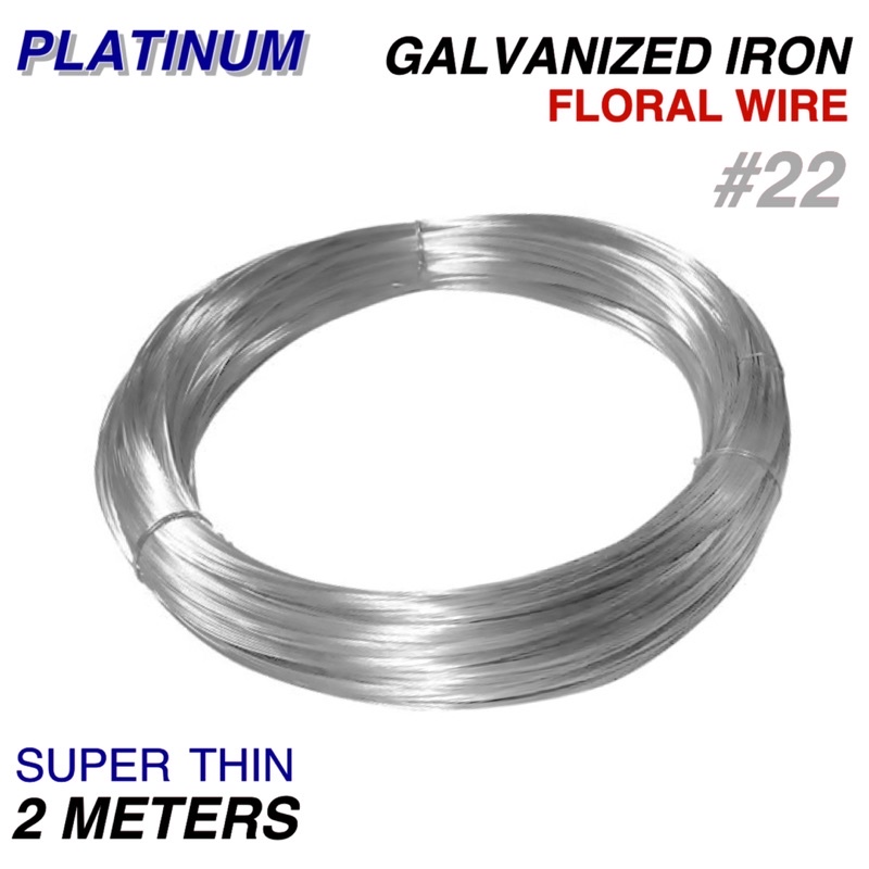 Per Coil  Super Thin FLORAL WIRE #24 Galvanized Tie Wire