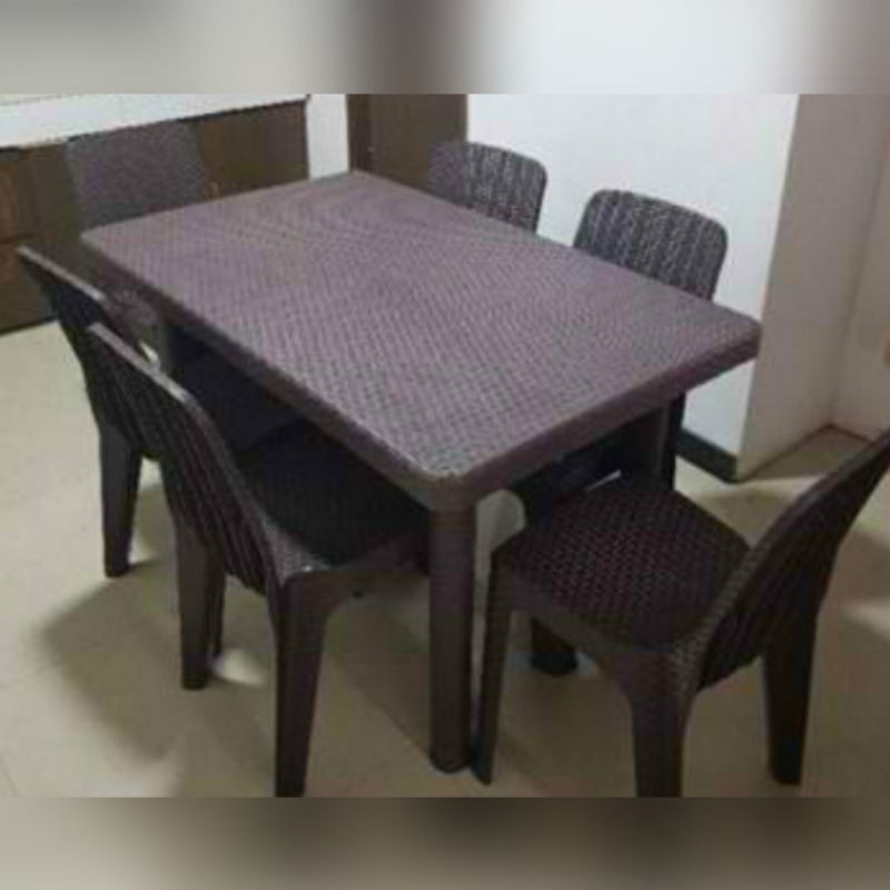 Jolly plastic shop rattan dining set