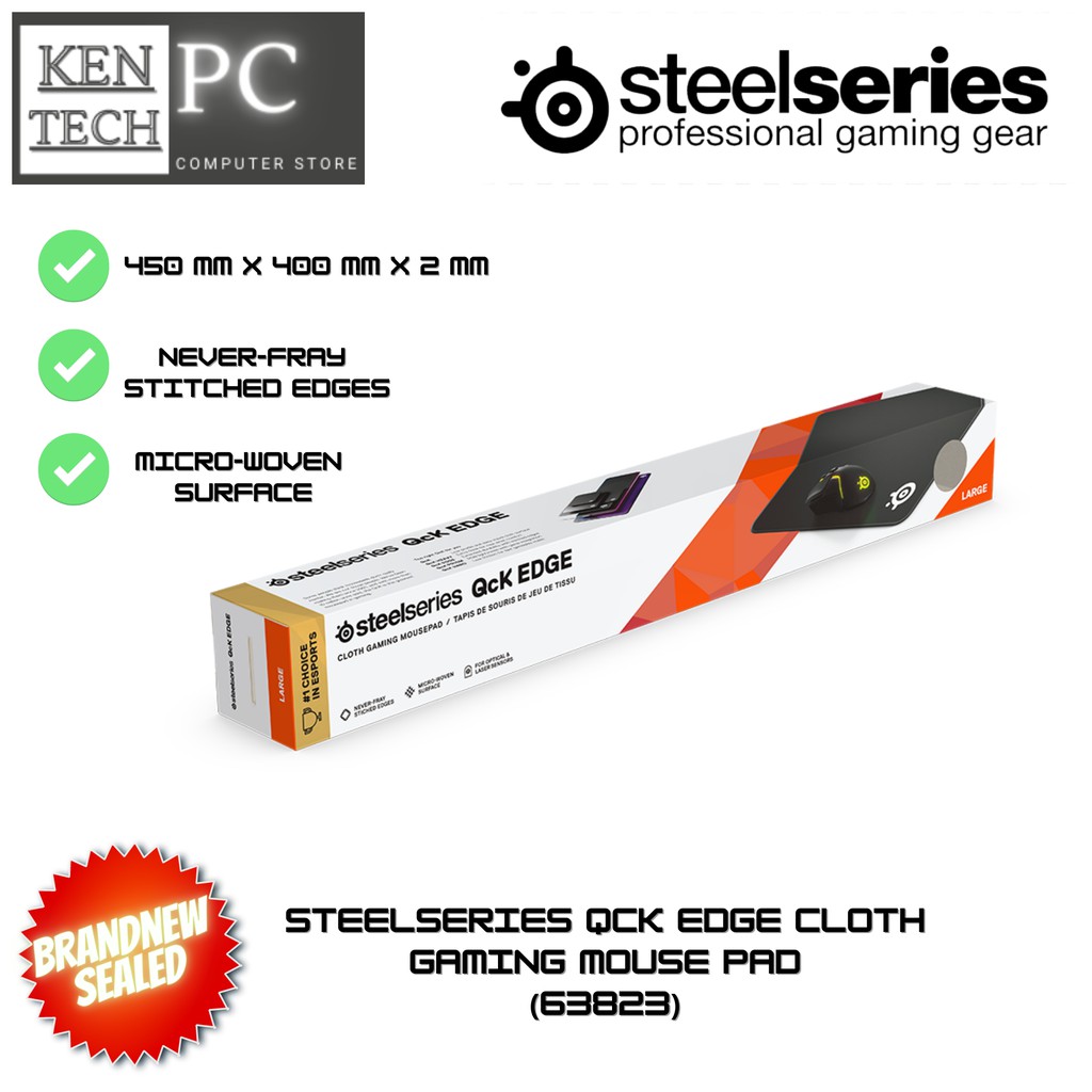 SteelSeries Qck Edge large - mouse pad - 63823 - Mouse Pads