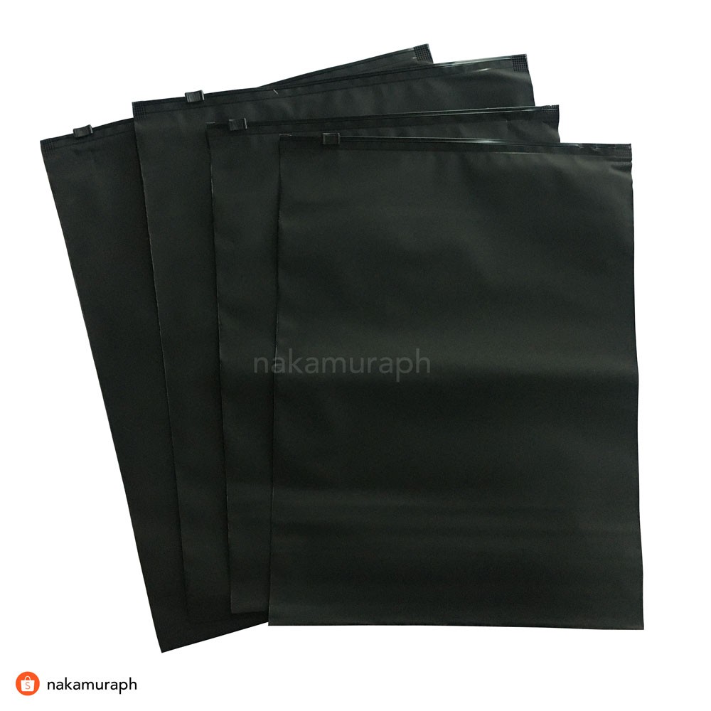 Black ziplock online bags