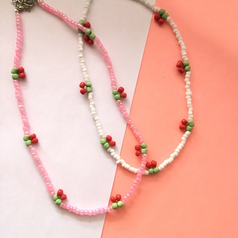 Cherry deals bead necklace