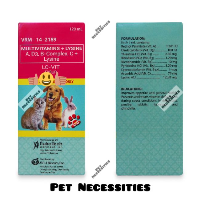 Lc vit dosage for clearance puppies