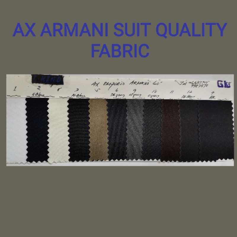 Armani 2025 cloth price