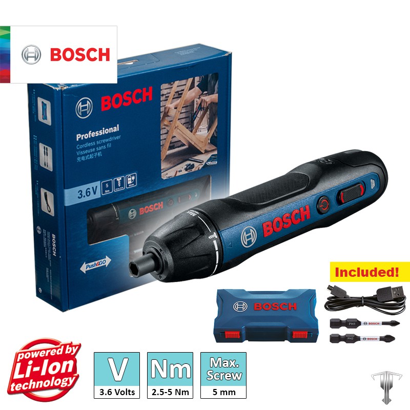 Bosch Cordless Screwdriver Go 2 Malaysia 