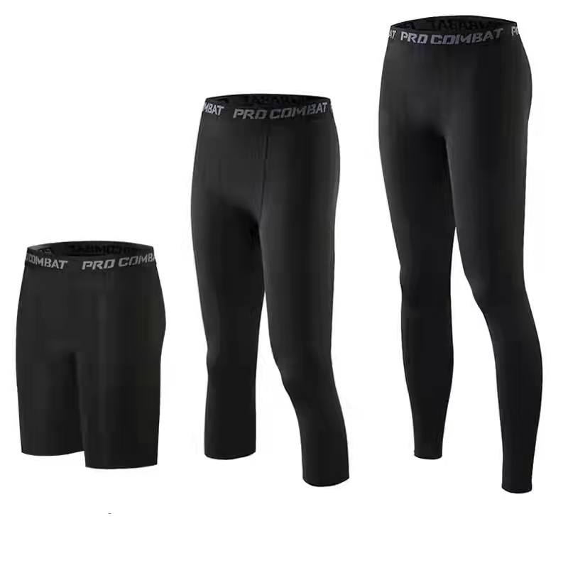 Black compression best sale pants for basketball