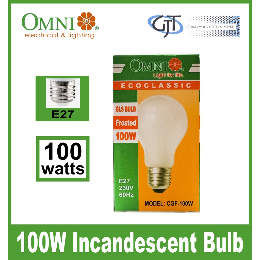 100 watt incandescent deals bulb