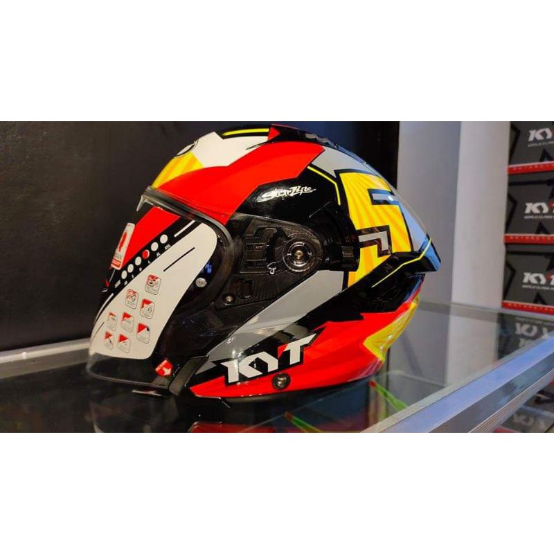 Kyt half hot sale face helmet