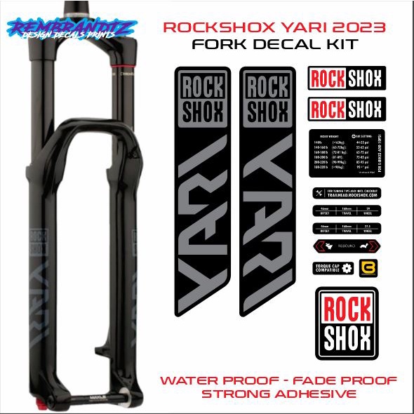 Rockshox deals yari sticker