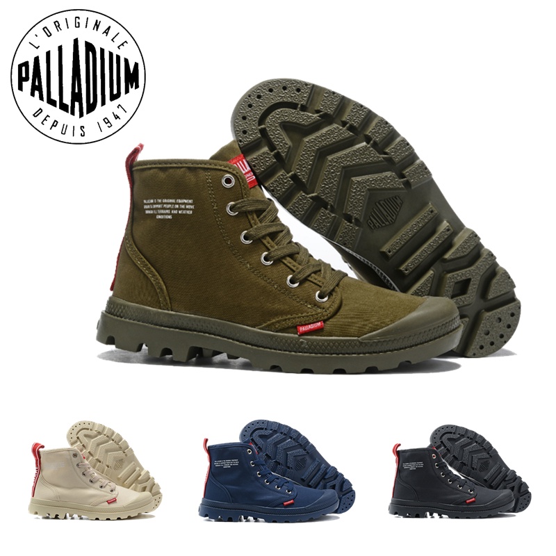 Palladium canvas outlet shoes