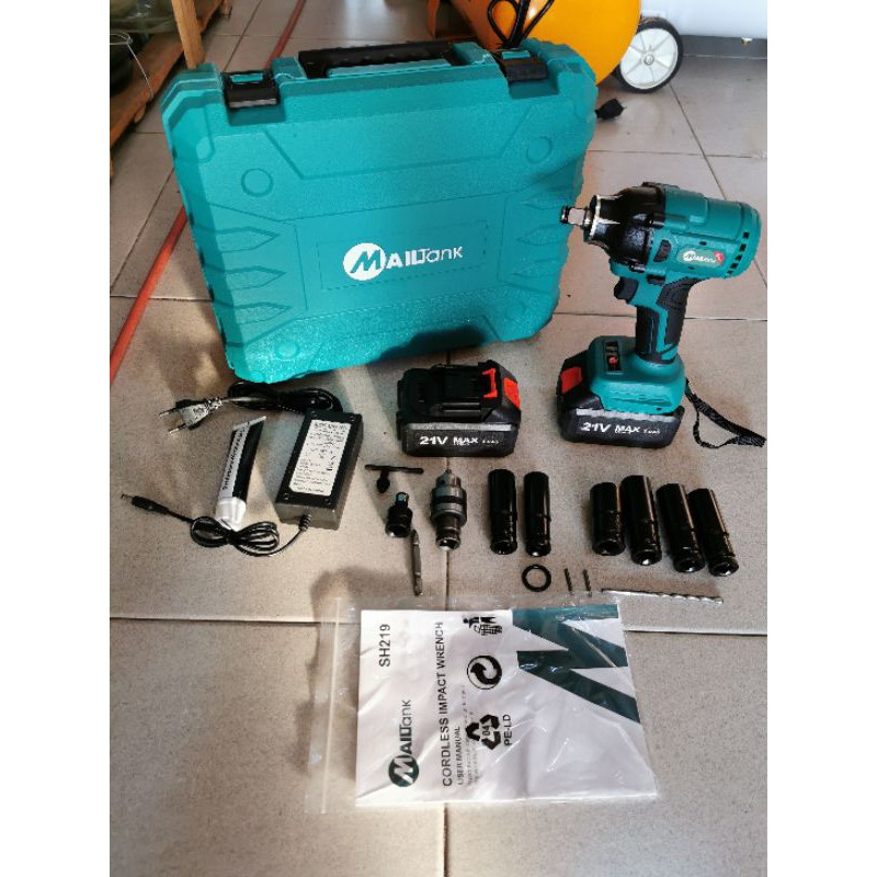 MAILTANK Brushless Brushtype Cordless Impact Wrench 1 2