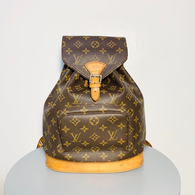 Louis Vuitton Drawstring Montsouris Monogram Canvas Backpack LV-B0505P-0001