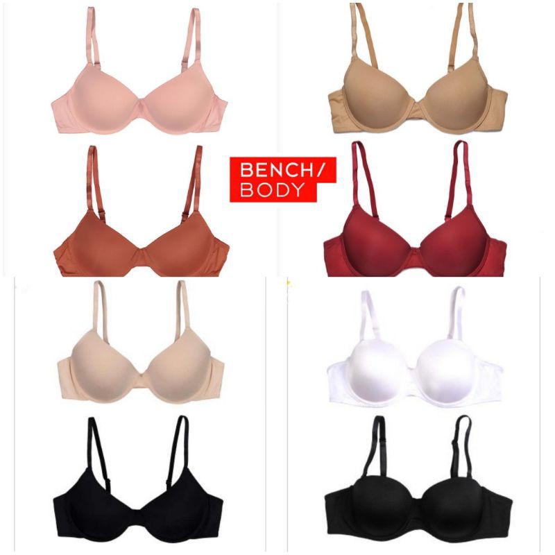 Bench body 2x push up bra set