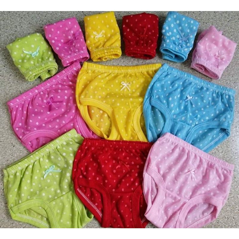 6pcs newborn panty girls /kids (3-9 months) underwear