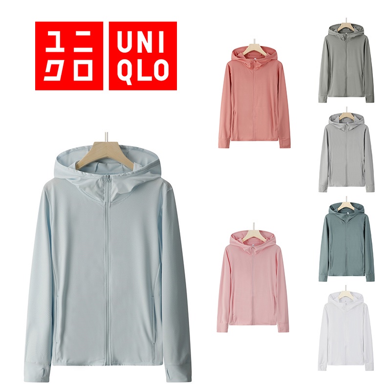 100% Upf50+】2023 Uniqlo Women Jacket Airism UV Protection Mesh