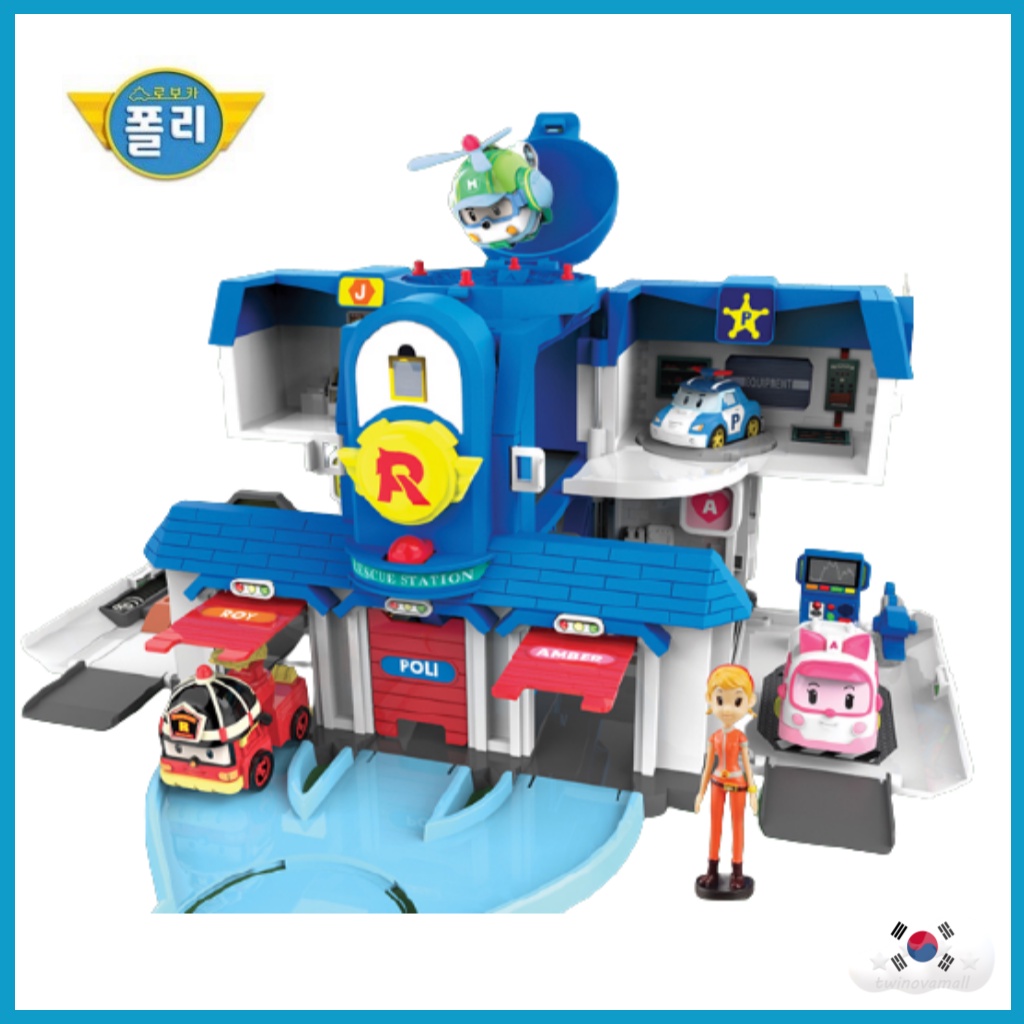 Robocar Poli Transforming Rescue Headquarters Playset